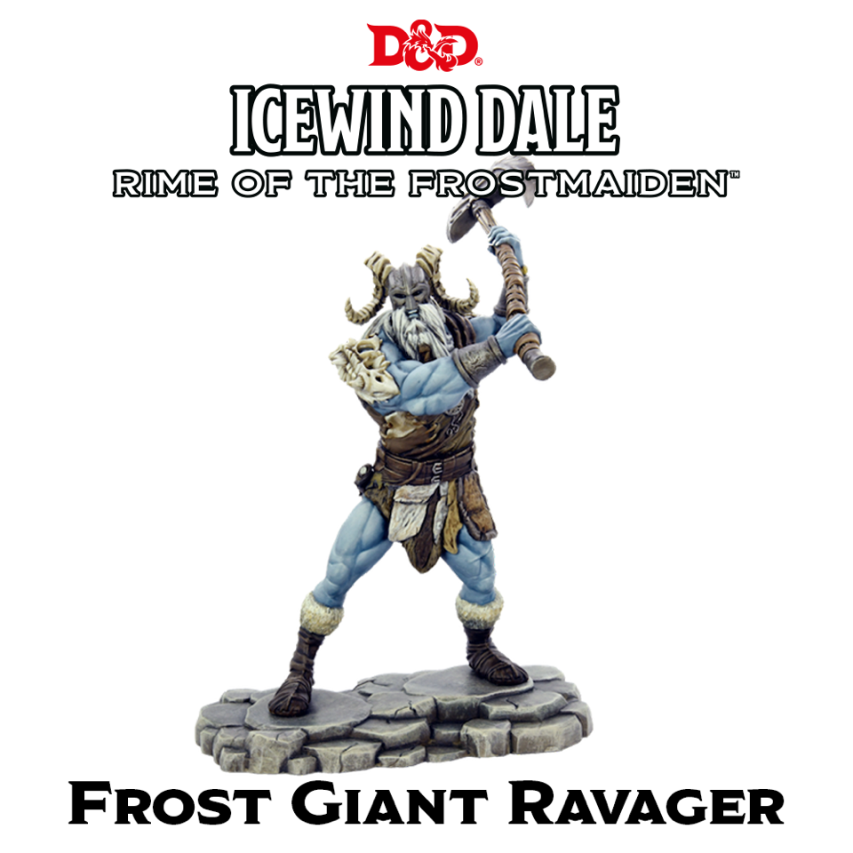 Mini Gale Force 9 Dungeons & Dragons: Icewind Dale: Frost Giant Ravager