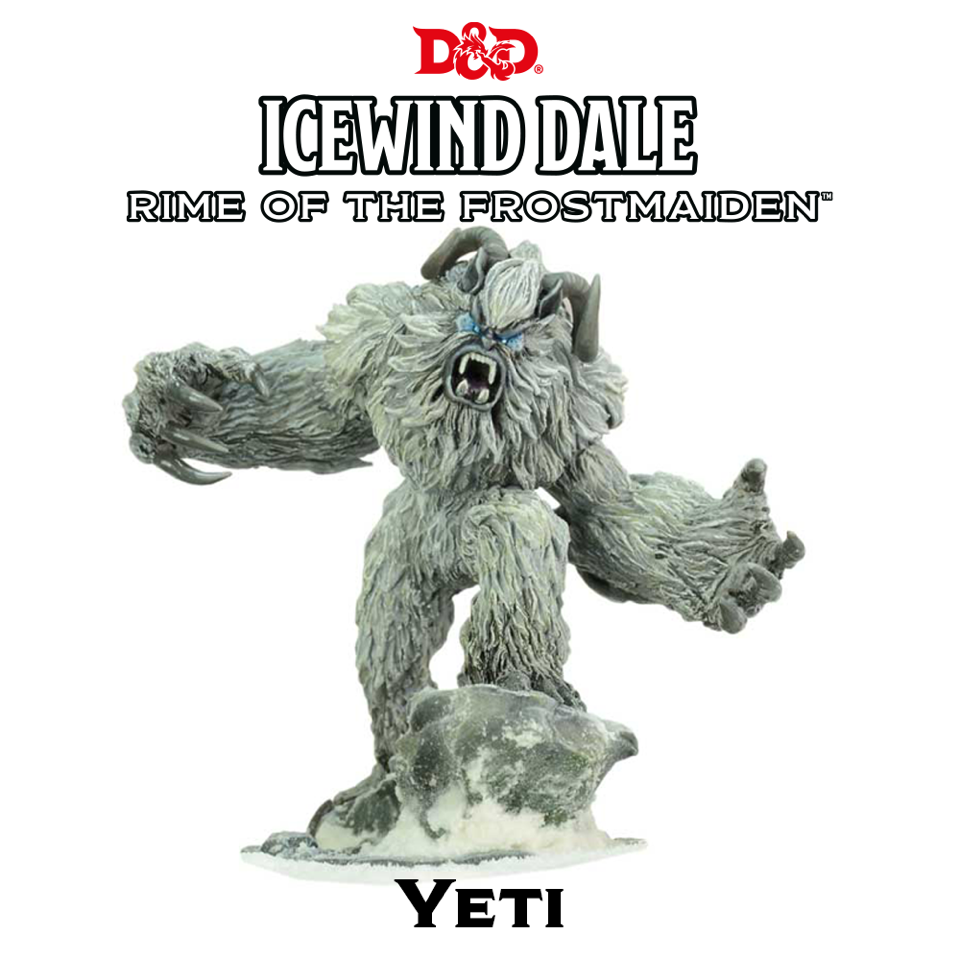 Mini Gale Force 9 Dungeons & Dragons: Icewind Dale: Yeti