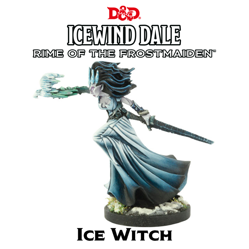 Mini Gale Force 9 Dungeons & Dragons: Icewind Dale: Ice Witch