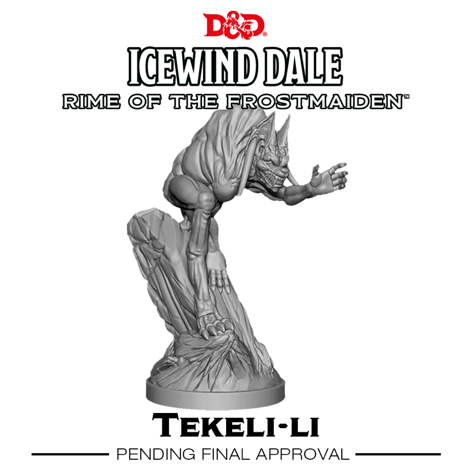 Mini Gale Force 9 Dungeons & Dragons: Icewind Dale: Tekeli-li