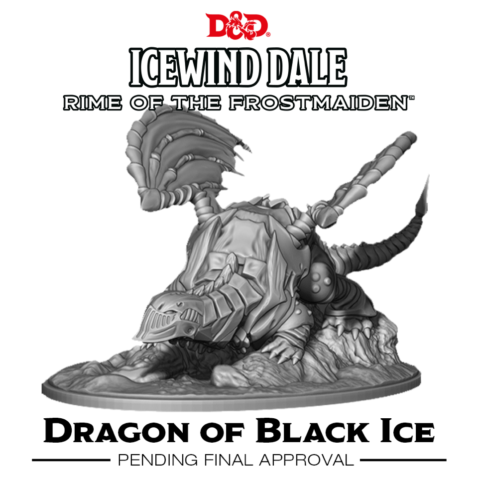 Mini Gale Force 9 Dungeons & Dragons: Icewind Dale: Dragon of Black Ice