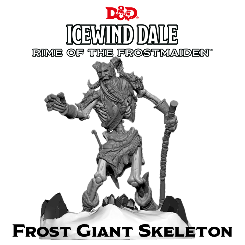 Mini Gale Force 9 Dungeons & Dragons: Icewind Dale: Frost Giant Skeleton