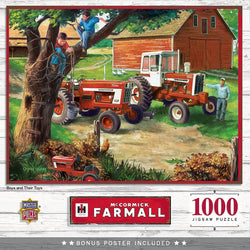 Puzzle Masterpieces: 1000 Piece Farmall Case IH - Boys and Their Toys