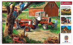 Puzzle Masterpieces: 1000 Piece Farmall Case IH - Boys and Their Toys