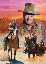 Puzzle Masterpieces: 1000 piece John Wayne The Cowboy Way