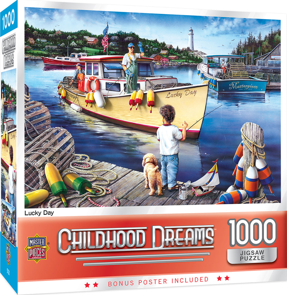 Puzzle Masterpieces: 1000 Piece Childhood Dreams - Lucky Day
