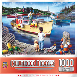 Puzzle Masterpieces: 1000 Piece Childhood Dreams - Lucky Day