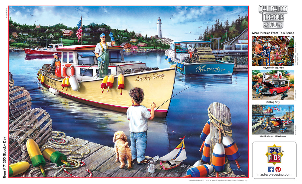 Puzzle Masterpieces: 1000 Piece Childhood Dreams - Lucky Day