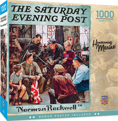 Puzzle Masterpieces: 1000 Piece Saturday Evening Post - Homecoming Marine