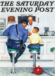 Puzzle Masterpieces: 1000 Piece Saturday Evening Post Norman Rockwell - Runaway