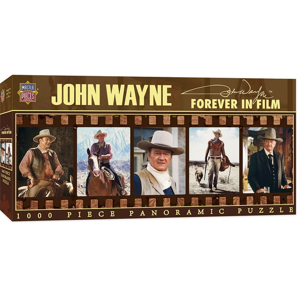 Puzzle Masterpieces: 1000 piece John Wayne Forever in Film