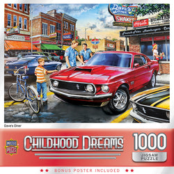 Puzzle Masterpieces: 1000 Piece Childhood Dreams - Dave's Diner