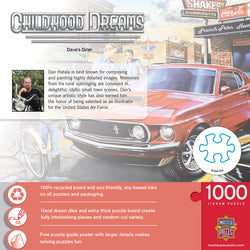 Puzzle Masterpieces: 1000 Piece Childhood Dreams - Dave's Diner