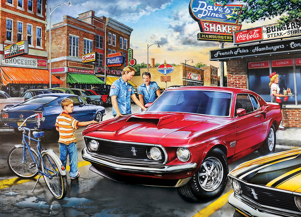 Puzzle Masterpieces: 1000 Piece Childhood Dreams - Dave's Diner