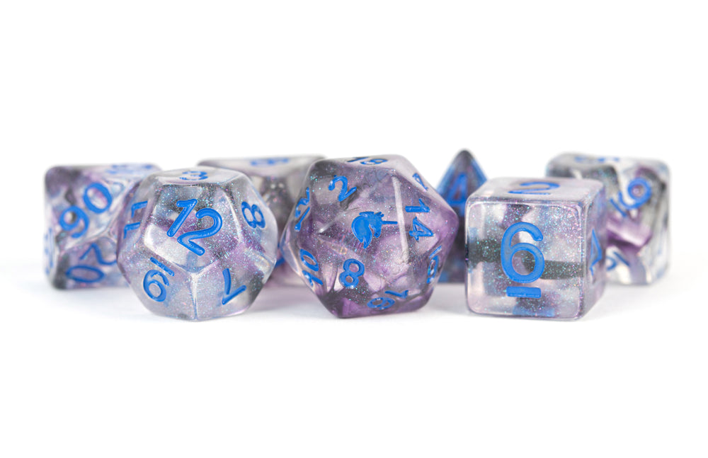 Dice Metallic Dice Co: Poly 7 Set Unicorn