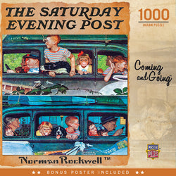 Puzzle Masterpieces: 1000 Piece Saturday Evening Post - Coming and Going