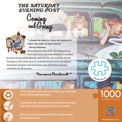 Puzzle Masterpieces: 1000 Piece Saturday Evening Post - Coming and Going