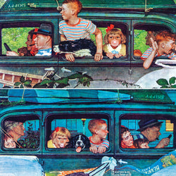 Puzzle Masterpieces: 1000 Piece Saturday Evening Post - Coming and Going