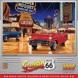 Puzzle Masterpieces: 1000 Piece Cruisin‘ Rt66 - Gamblin Man
