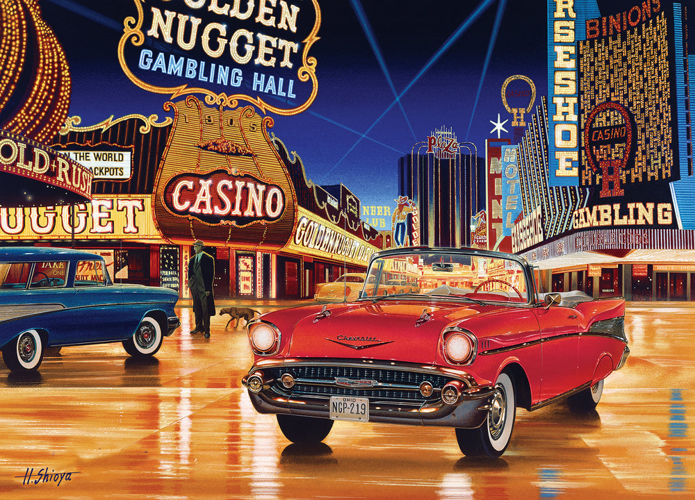 Puzzle Masterpieces: 1000 Piece Cruisin‘ Rt66 - Gamblin Man