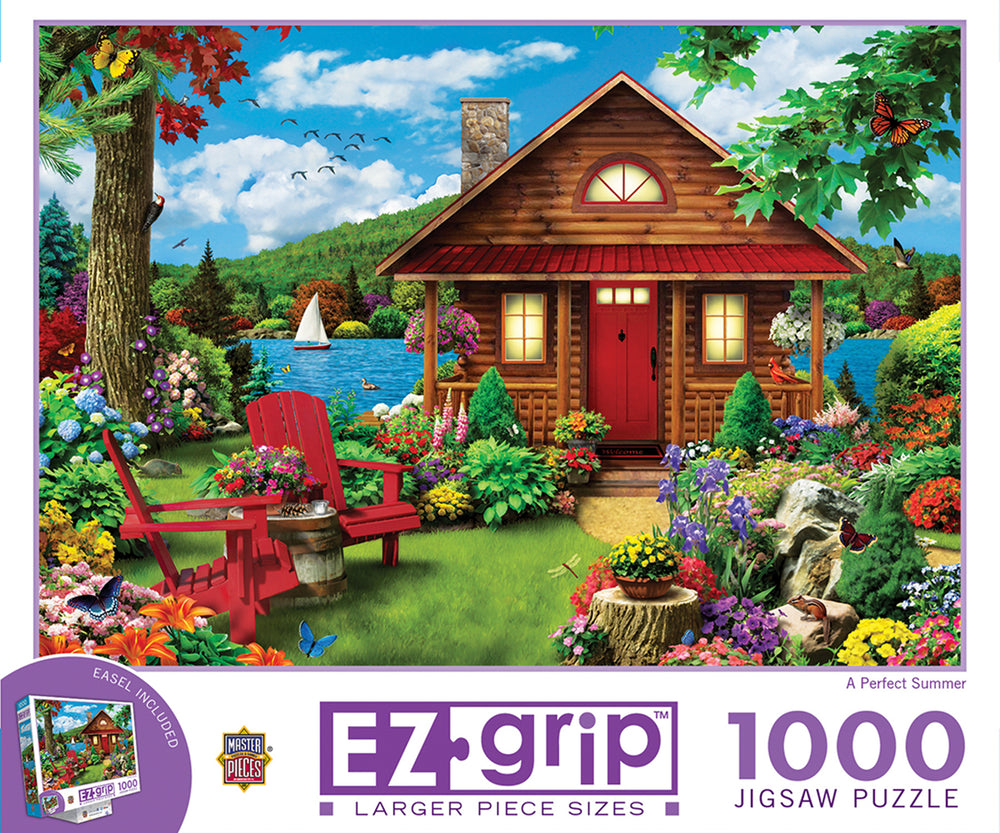 Puzzle Masterpieces: 1000 Piece EzGrip A Perfect Summer
