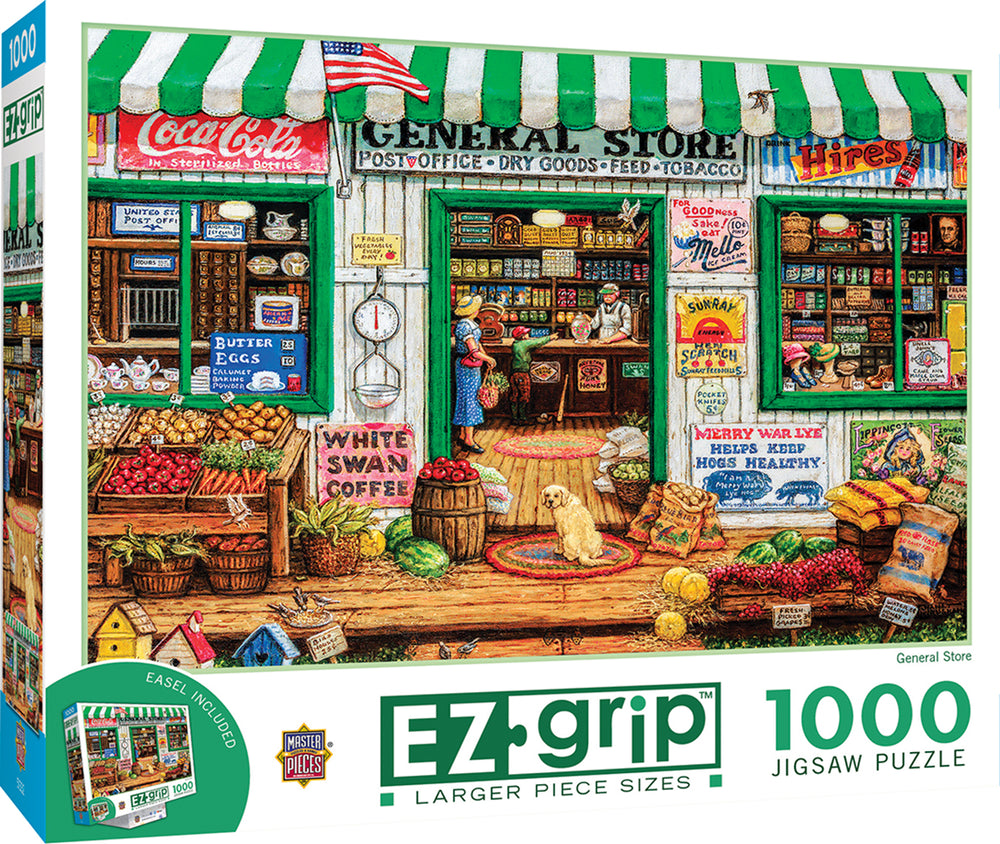 Puzzle Masterpieces: 1000 Piece EZGrip General Store