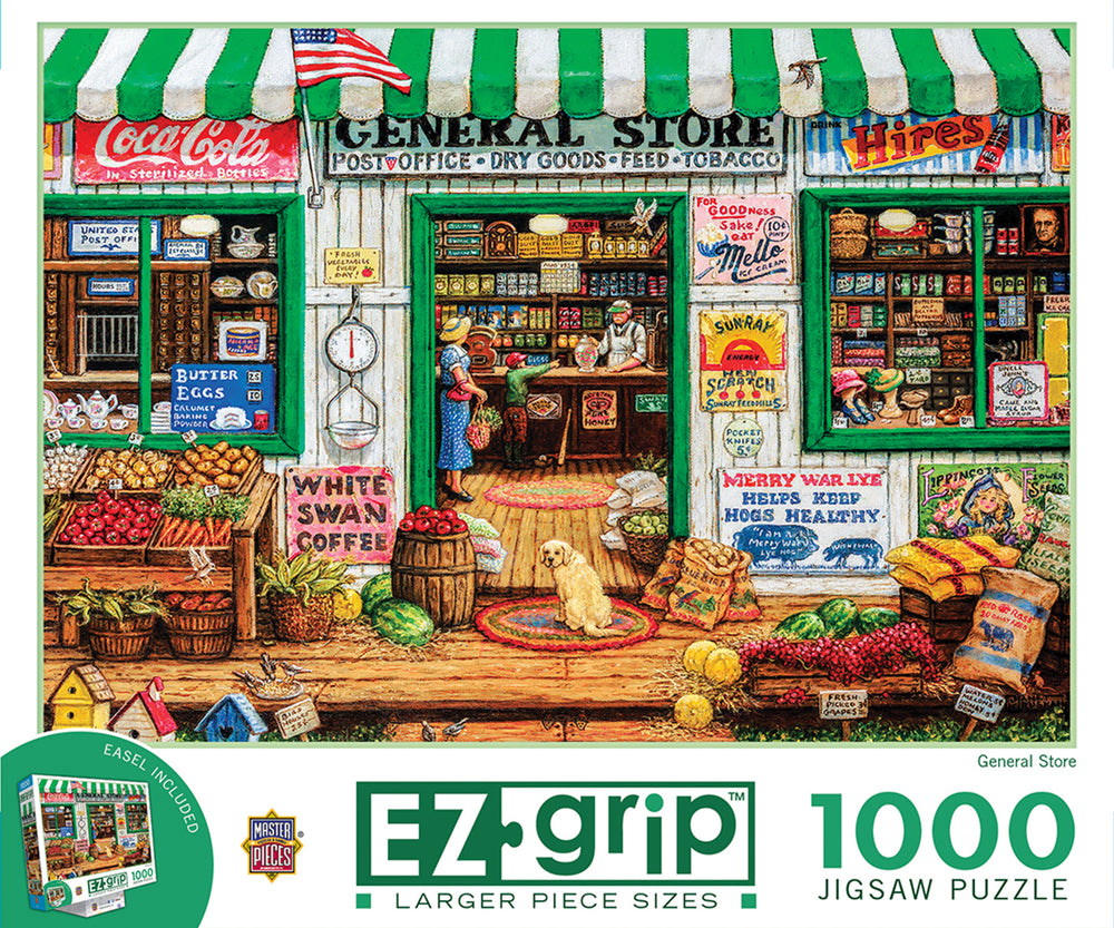 Puzzle Masterpieces: 1000 Piece EZGrip General Store