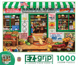 Puzzle Masterpieces: 1000 Piece EZGrip General Store