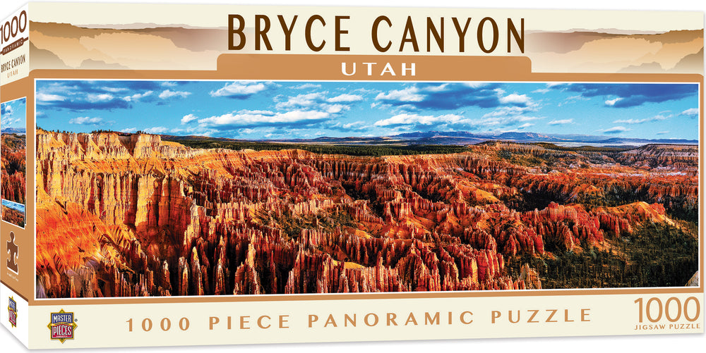Puzzle Masterpieces: 1000 Piece Panoramic American Vistas - Bryce Canyon