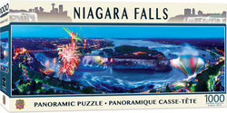 Puzzle Masterpieces: 1000 Piece Panoramic American Vistas - Niagara Falls