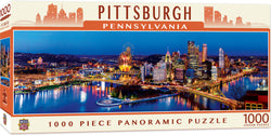 Puzzle Masterpieces: 1000 Piece Panoramic American Vistas - Pittsburgh