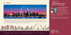 Puzzle Masterpieces: 1000 Piece Panoramic American Vistas - St. Louis