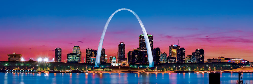 Puzzle Masterpieces: 1000 Piece Panoramic American Vistas - St. Louis