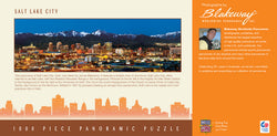 Puzzle Masterpieces: 1000 Piece Panoramic American Vistas - Salt Lake City