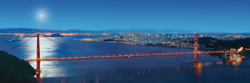 Puzzle Masterpieces: 1000 Piece Panoramic American Vistas - San Francisco