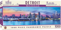 Puzzle Masterpieces: 1000 Piece Panoramic American Vistas - Detroit