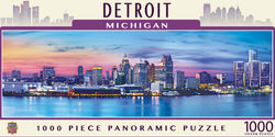 Puzzle Masterpieces: 1000 Piece Panoramic American Vistas - Detroit