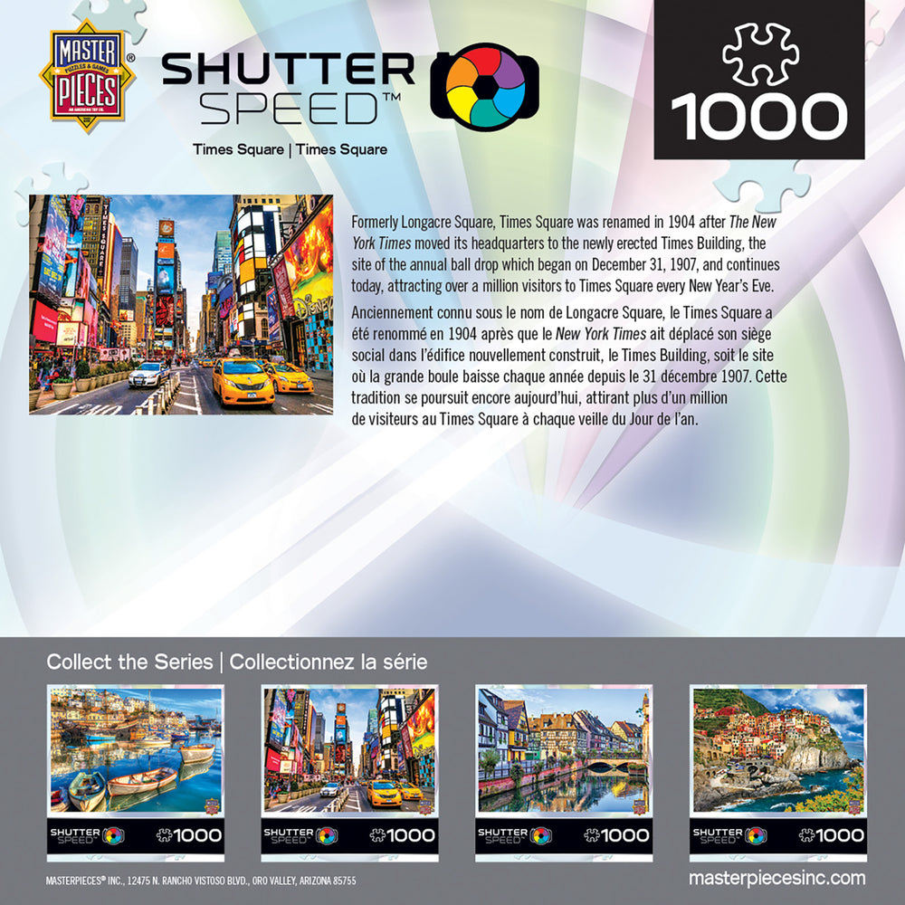 Puzzle Masterpieces: 1000 Piece Shutterspeed - Times Square