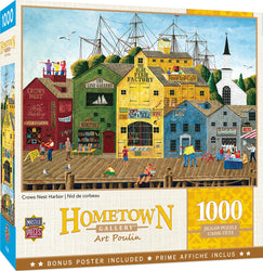 Puzzle Masterpieces: 1000 Piece Hometown Gallery - Crows Nest Harbor