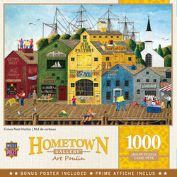 Puzzle Masterpieces: 1000 Piece Hometown Gallery - Crows Nest Harbor