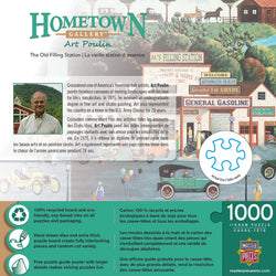 Puzzle Masterpieces: 1000 Piece Hometown Gallery - The Old Filling Station