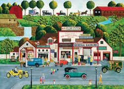 Puzzle Masterpieces: 1000 Piece Hometown Gallery - The Old Filling Station