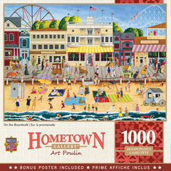 Puzzle Masterpieces: 1000 Piece Hometown Gallery - On the Boardwalk