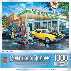 Puzzle Masterpieces: 1000 Piece Childhood Dreams - Pop’s Quick Stop