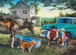 Puzzle Masterpieces: 1000 Piece Childhood Dreams - Cowboy Dreams