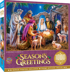 Puzzle Masterpieces: 1000 Piece Holiday - A Child is Born