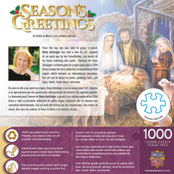 Puzzle Masterpieces: 1000 Piece Holiday - A Child is Born