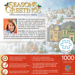 Puzzle Masterpieces: 1000 Piece Holiday - Harbor Side Carolers
