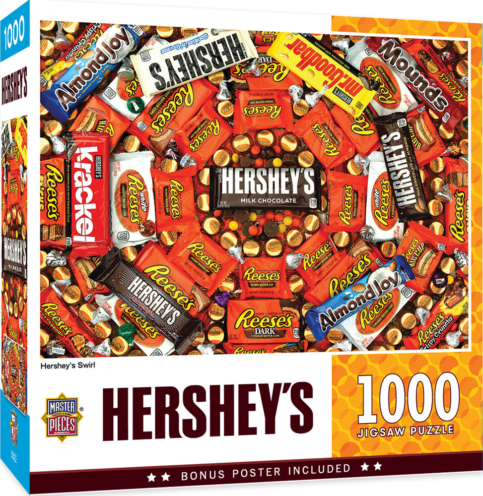 Puzzle Masterpieces: 1000 Piece Hershey - Swirl