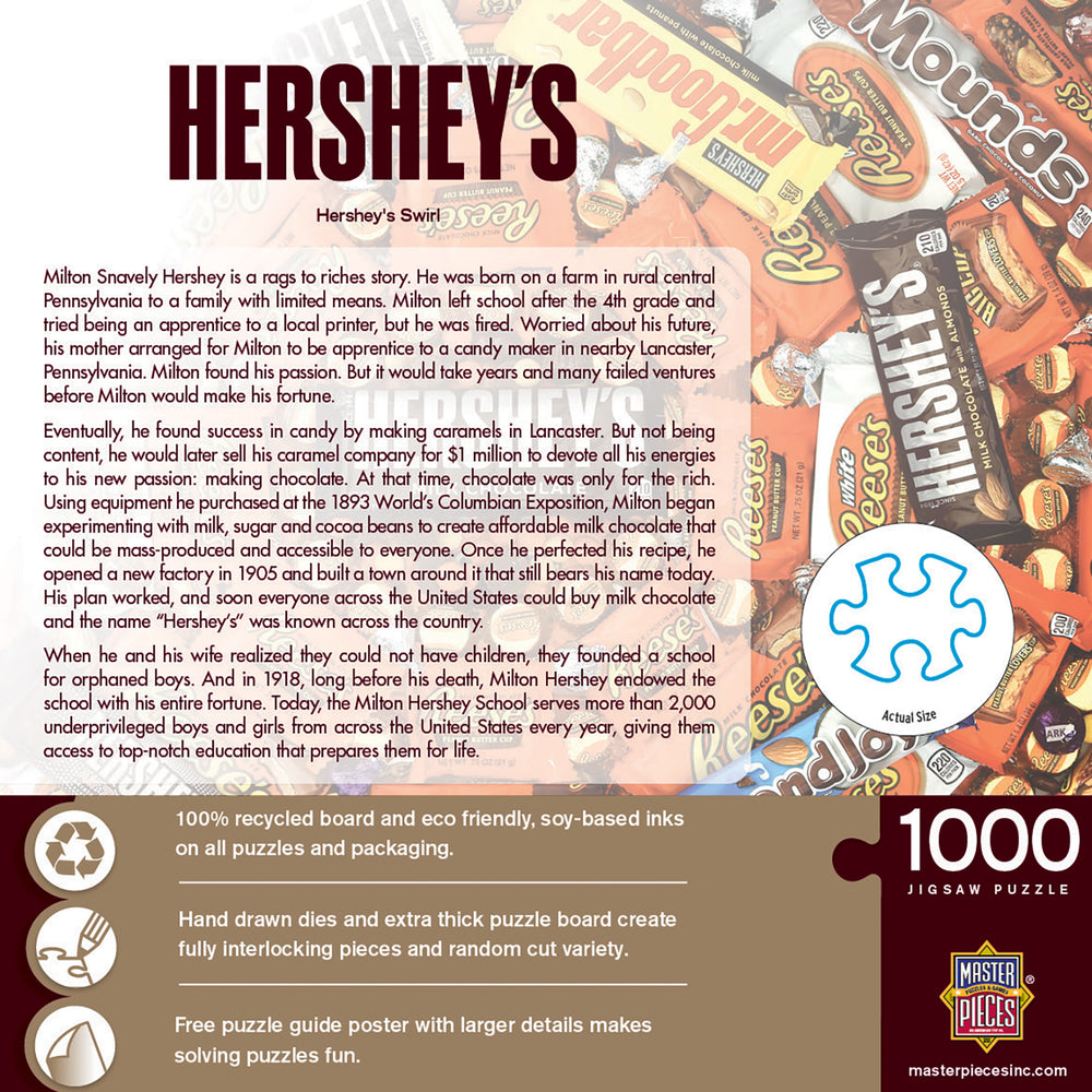 Puzzle Masterpieces: 1000 Piece Hershey - Swirl
